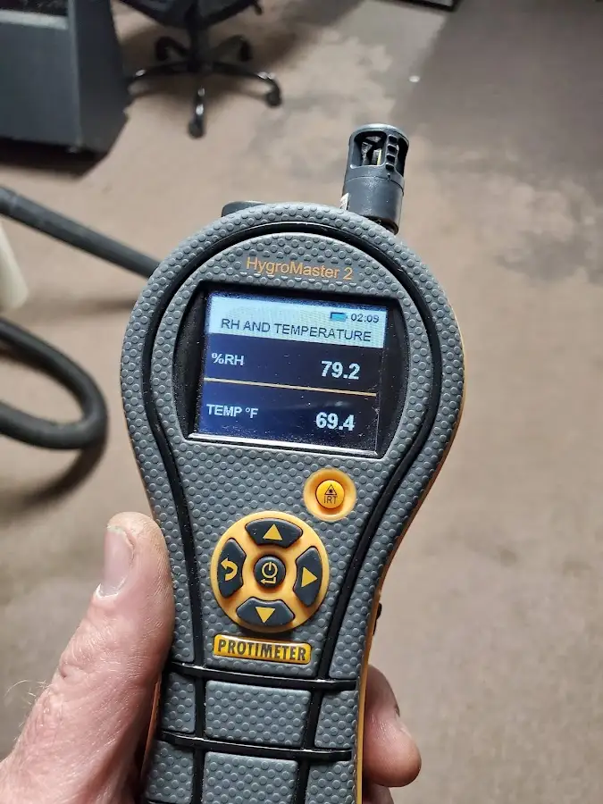 Moisture meter humidity assessment for Fire & Smoke Damage Restoration in Carmel